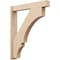 Ekena Millwork 5 1/2-in W x 32-in D x 38-in H Balboa Block Rough Cedar Woodgrain TimberThane Outlooker, Primed Tan OUTUR055X32X38BOA44RCPR - alternate 1